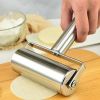 1pc Stainless Steel 360° Rolling Baker Roller | Non-Stick Pastry Tool