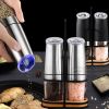 Electric Salt & Pepper Grinders | Stainless Steel Automatic Spice Mill