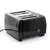 Better Chef 4-Slice Dual Control Toaster | Wide Slot Design