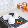 1pc Silicone Dish Drying Mat | Heat-Resistant & Anti-Slip Coaster