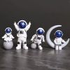 4pcs Small Astronaut Ornaments | Creative Desktop & TV Cabinet Decor