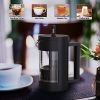 French Press Coffee Maker | Heat-Resistant Glass & BPA-Free