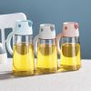 1pc Automatic Glass Oil Pot | Leak-Proof Kitchen Dispenser Bottle