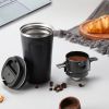 1 Pc Portable Foldable Stainless Steel Coffee Filter | Reusable Pour-Over Dripper