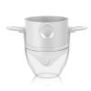 1 Pc Portable Foldable Stainless Steel Coffee Filter | Reusable Pour-Over Dripper